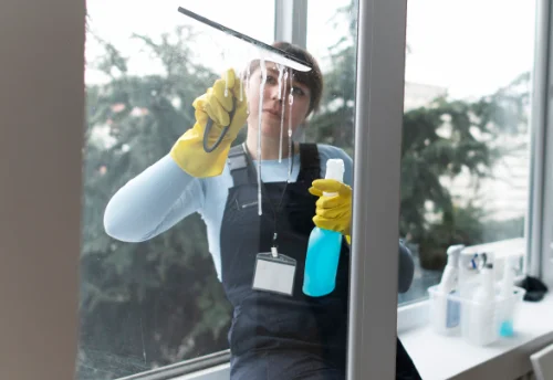Nettoyage de vitres intérieures et extérieures à Flumet